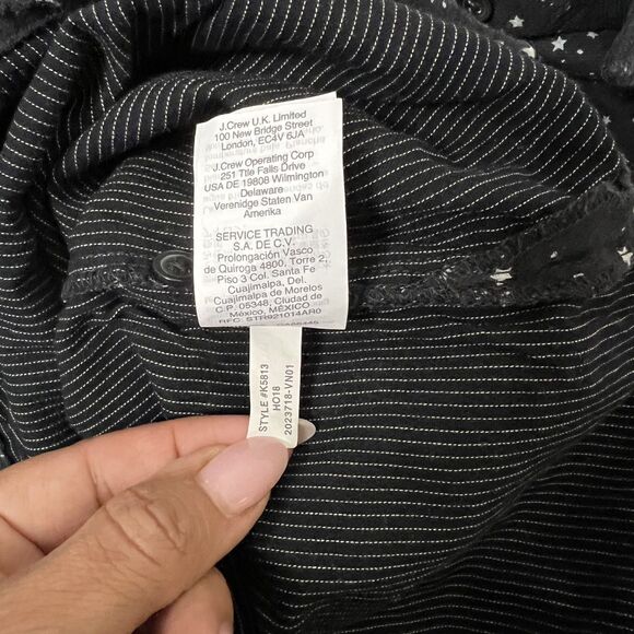 Madewell Oversized Ex-Boyfriend Shirt In Star Print Button Down Women's Size M - Picture 12 of 16